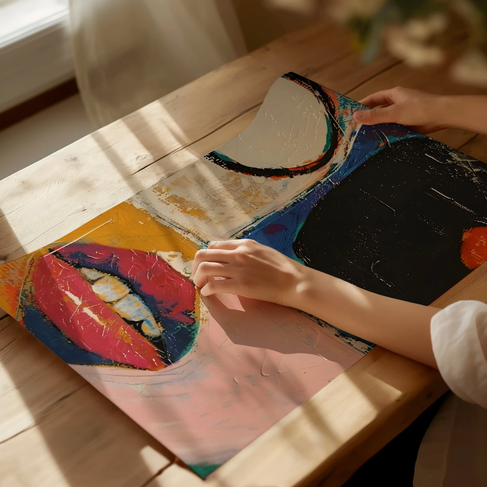 Kiss Me Through the Canvas
